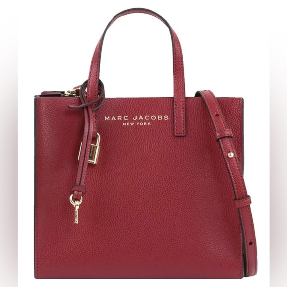 Marc Jacobs Mini Grind Leather Tote Bag